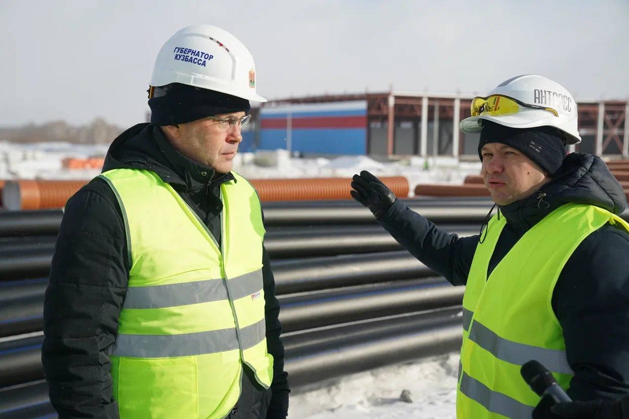 Илья Середюк проверил ход строительства нового мусороперерабатывающего комплекса