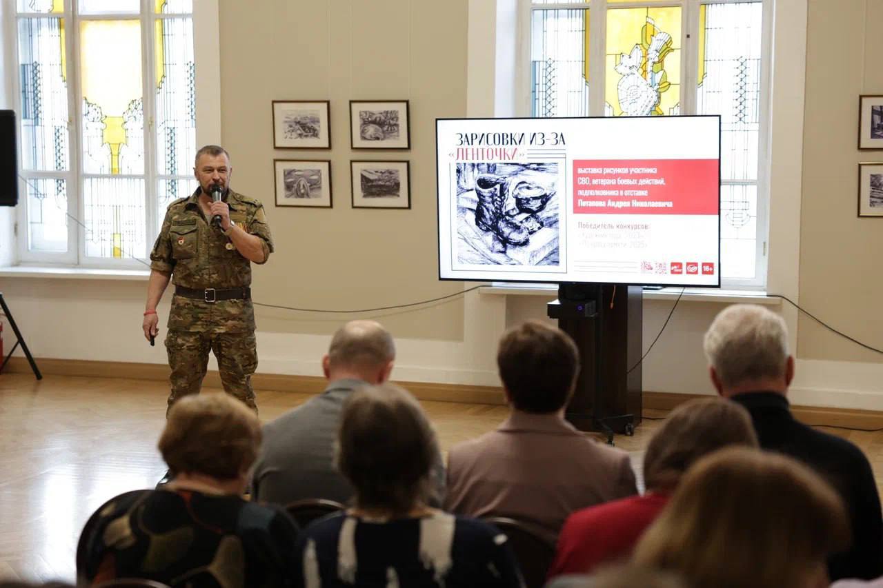 Выставка работ художника-ветерана СВО открылась в Кемерове