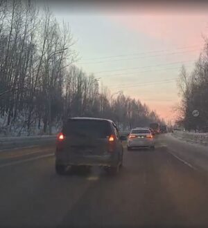 Работает «скрытый патруль»: в Новокузнецке определяли нарушителей, выезжавших на встречку