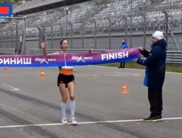 Новокузнецкая легкоатлетка Рейхан Каграманова стала обладательницей Кубка России