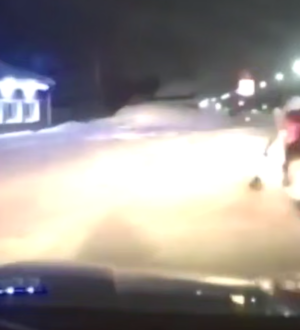 Зимний форсаж: в Кузбассе пьяный снегоходчик затеял погоню с дорожной полицией