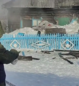 В Кузбассе пожар унес жизни матери и ее малолетнего сына