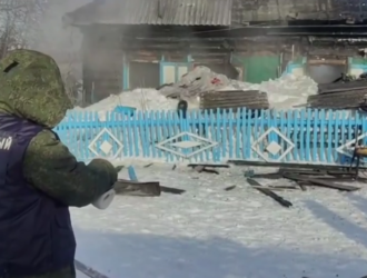 В Кузбассе пожар унес жизни матери и ее малолетнего сына