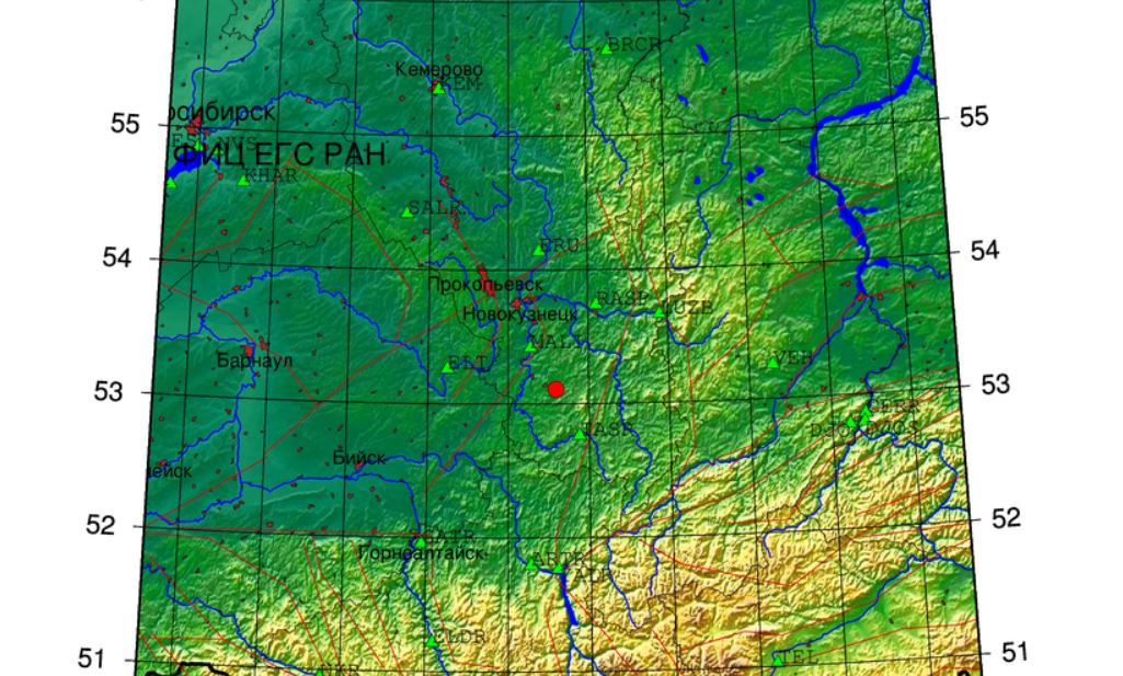 В Таштагольском округе произошло землетрясение