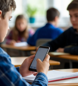 Большинство кемеровчан считают, что школьникам нужно запрещать использовать телефон на уроках