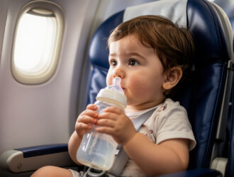 Минтранс хочет разрешить брать в самолет детское питание и молоко больше 100 мл