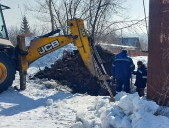 В Новокузнецком округе устраняют промерзание на сетях холодного водоснабжения