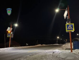 Прокуратура Чебулинского района посодействовала, чтобы на переходе у детского сада появилось освещение