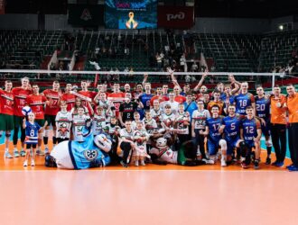 Волейбольный «Кузбасс» принял участие в благотворительном матче