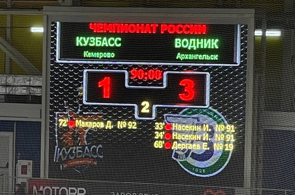 Хоккейный «Кузбасс» оказался вне пьедестала почета