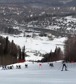 В Кузбассе прошли областные соревнования по лыжным гонкам