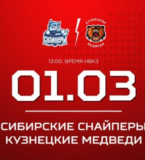 «Кузнецкие Медведи» проведут предпоследний выездной матч против новосибирской команды
