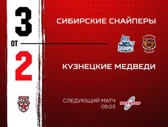 «Кузнецкие Медведи» уступили новосибирской команде в овертайме