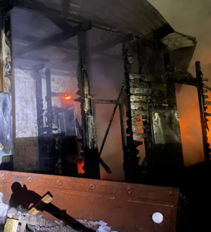 На пожаре в Крапивинском округе спасли человека