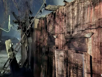 В Прокопьевском округе на пожаре погиб мужчина