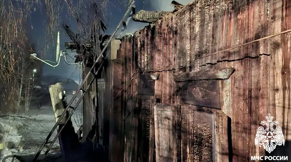 В Прокопьевском округе на пожаре погиб мужчина