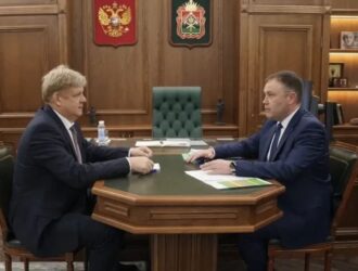 Илья Середюк обсудил ситуацию в угольной отрасли Кузбасса с полпредом Анатолием Серышевым