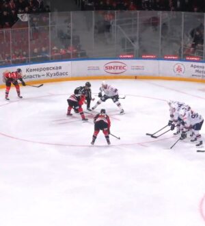 Новокузнецкий «Металлург» второй раз обыграл ЦСК ВВС в серии 1/8 плей-офф