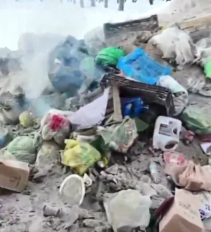 В Прокопьевске на ходу загорелся мусоровоз