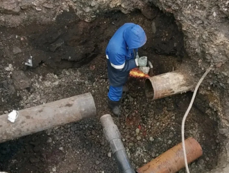 В Новокузнецке провели модернизацию системы водоснабжения в районе Сквера «50 лет Центральному району»