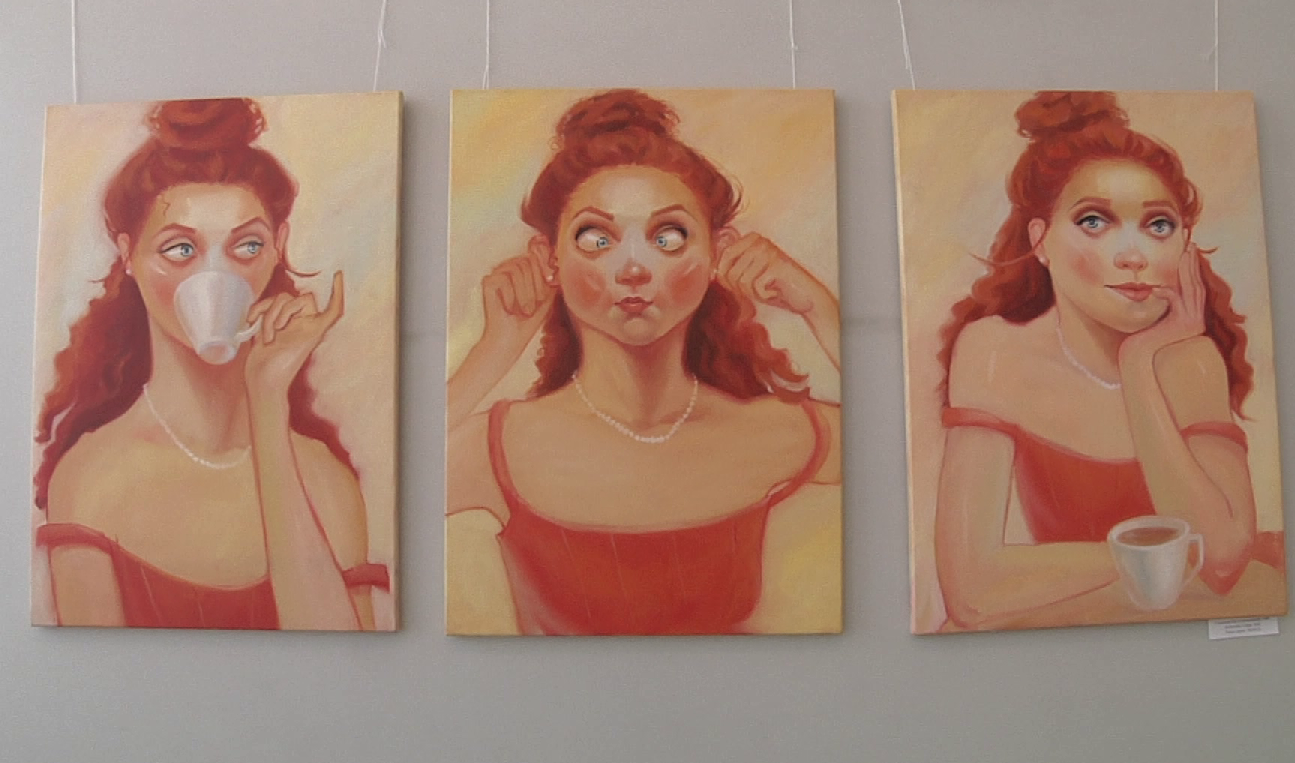 Яркая,  насыщенная, легкая: в Новокузнецке открыли традиционную весеннюю выставку