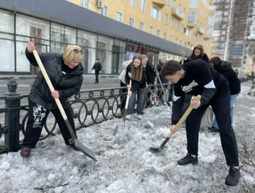 В двух районах Новокузнецка прошел субботник