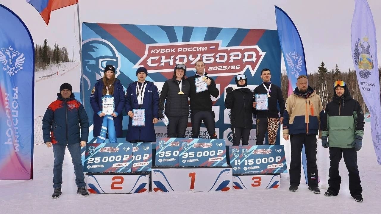 Кузбасская сноубордистка взяла два золота на последнем этапе Кубка России