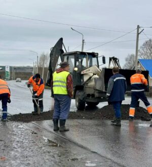 В Кузбассе просела в грунт еще одна дорога