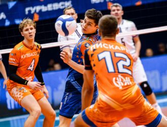 Волейбольный «Кузбасс» обыграл «Горький» в первом матче 1/8 финала Кубка России