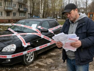 Арест машины побудил кузбассовца оплатить 40 штрафов