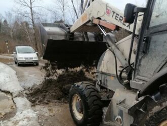 В Новокузнецком округе восстановили размытую паводком дорогу