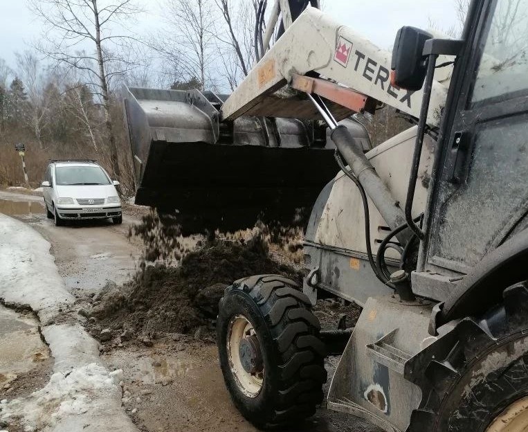 В Новокузнецком округе восстановили размытую паводком дорогу