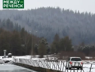 В Междуреченске понтонный мост через Томь закрыли для движения грузового транспорта