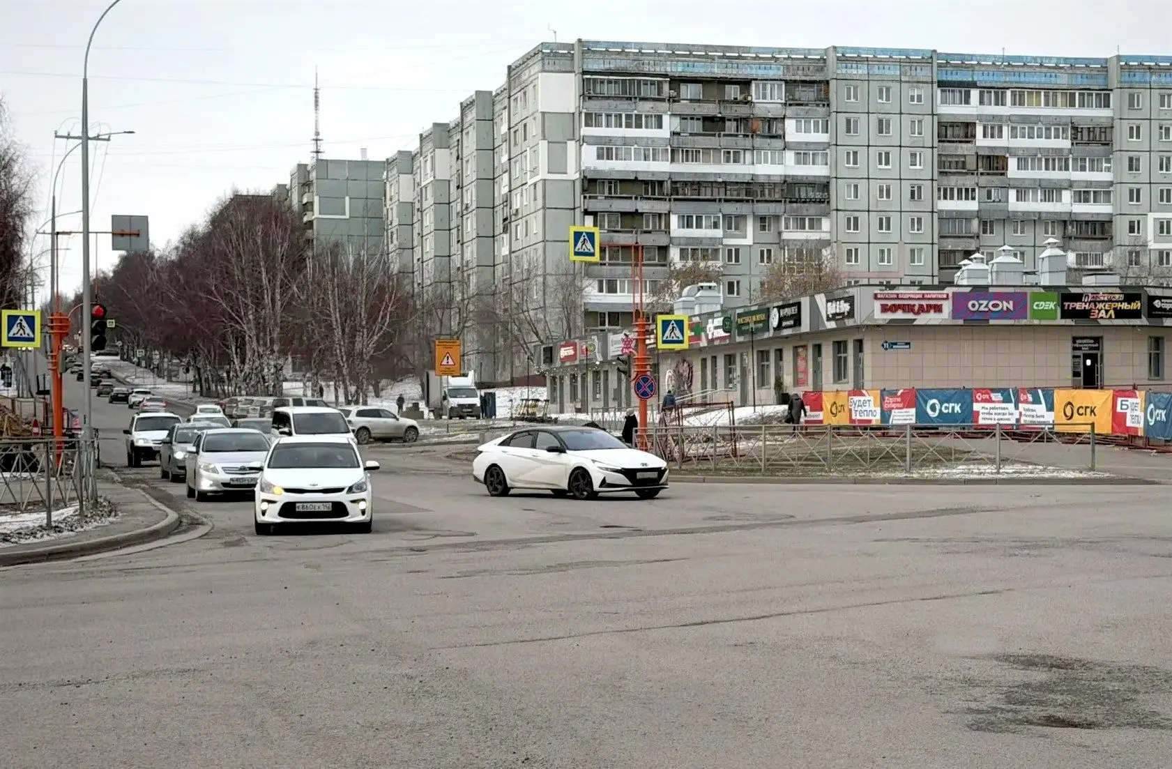 В Кемерове восстановили движение по ул. Волгоградская
