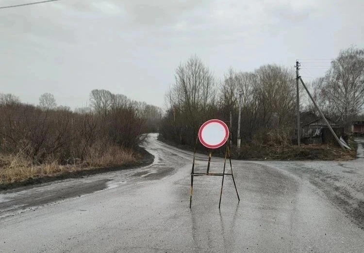 В Гурьевском округе из-за подъема воды закрыли переправу