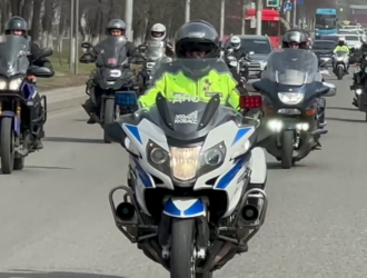 В преддверии мотосезона в Новокузнецке мотоклубы города и мотопатруль ГАИ провели специальный рейд