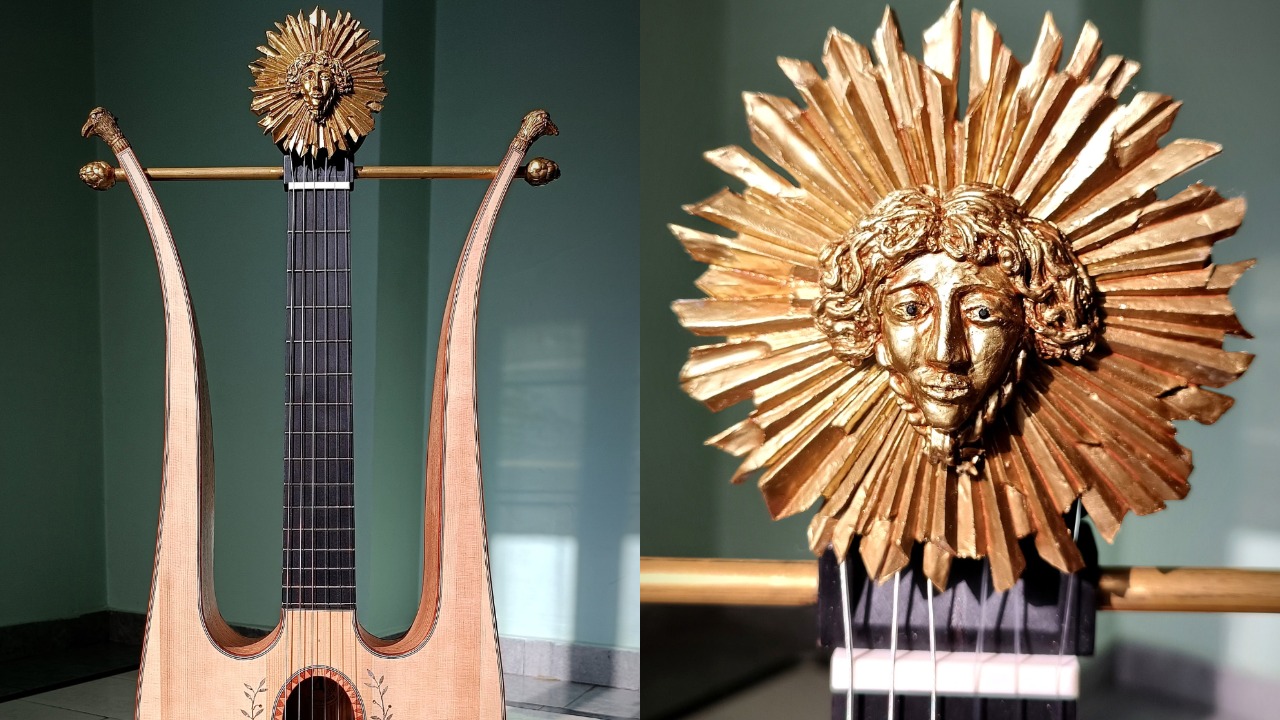 Житель Новосибирска изготовил лирогитару – старинный инструмент XVIII века