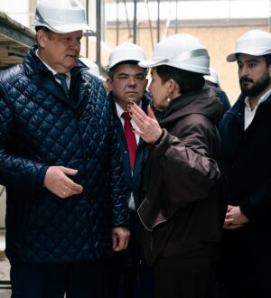 Анатолий Серышев осмотрел строящиеся и завершенные объекты Новосибирского национального исследовательского государственного университета