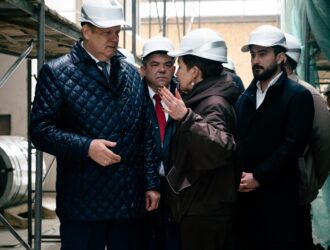 Анатолий Серышев осмотрел строящиеся и завершенные объекты Новосибирского национального исследовательского государственного университета