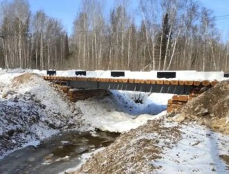 У деревни Куркули отремонтировали мост