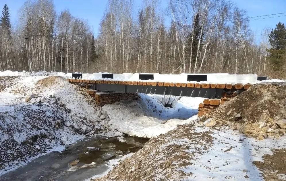 У деревни Куркули отремонтировали мост