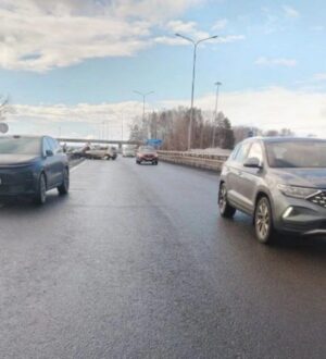 В Кемеровском округе разом столкнулись семь автомобилей