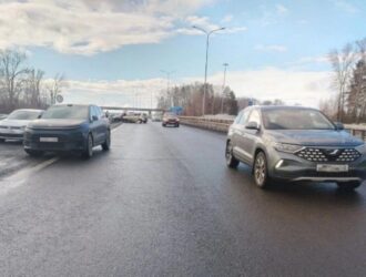 В Кемеровском округе разом столкнулись семь автомобилей