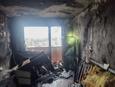 В Новокузнецке произошел пожар в многоэтажке, спасли 9 человек