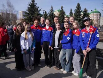 Российские студенческие отряды дают старт Всекузбасскому субботнику.