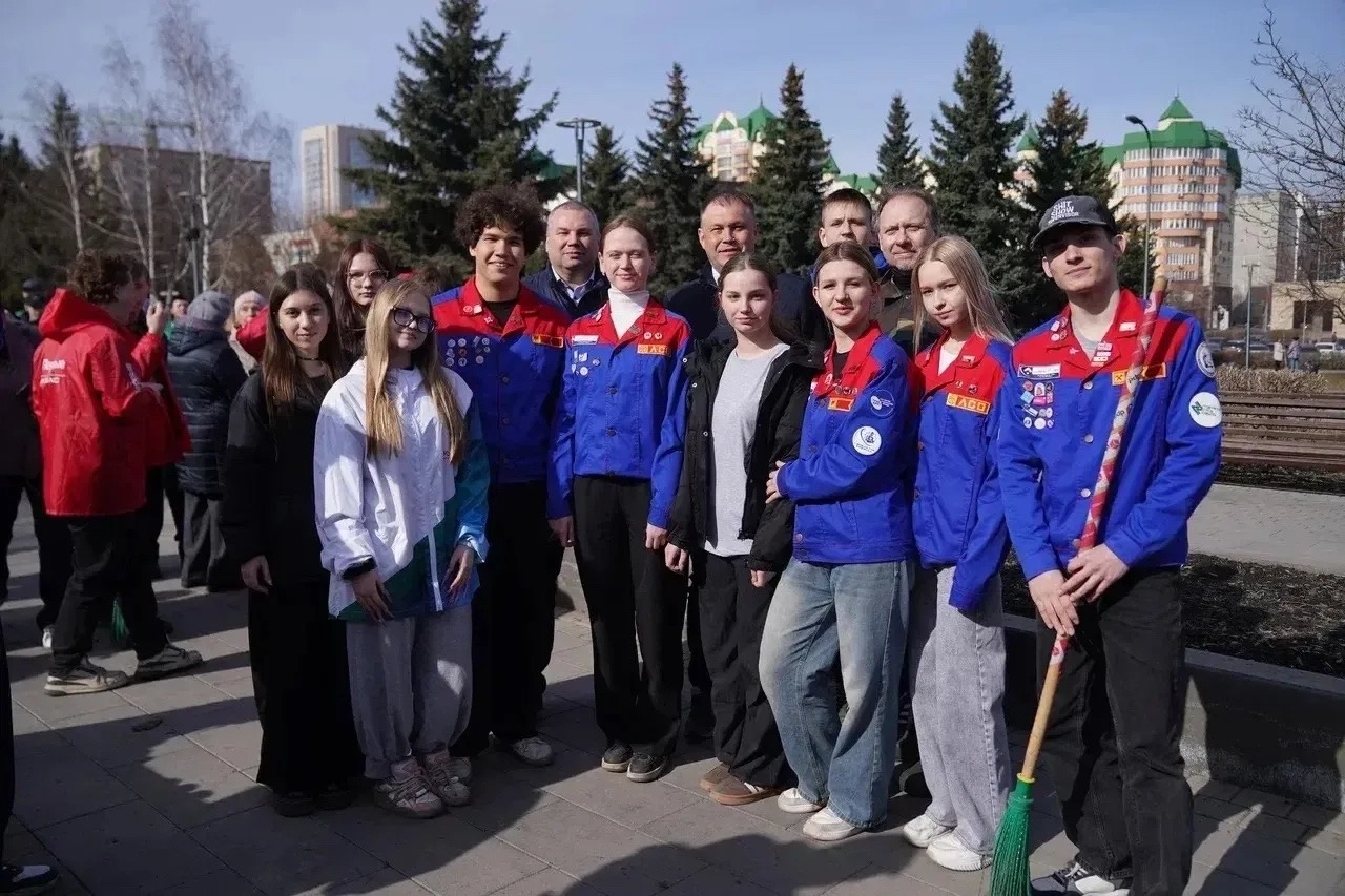 Российские студенческие отряды дают старт Всекузбасскому субботнику