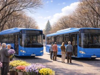 Глава Киселевска рассказал о работе транспорта на Радоницу