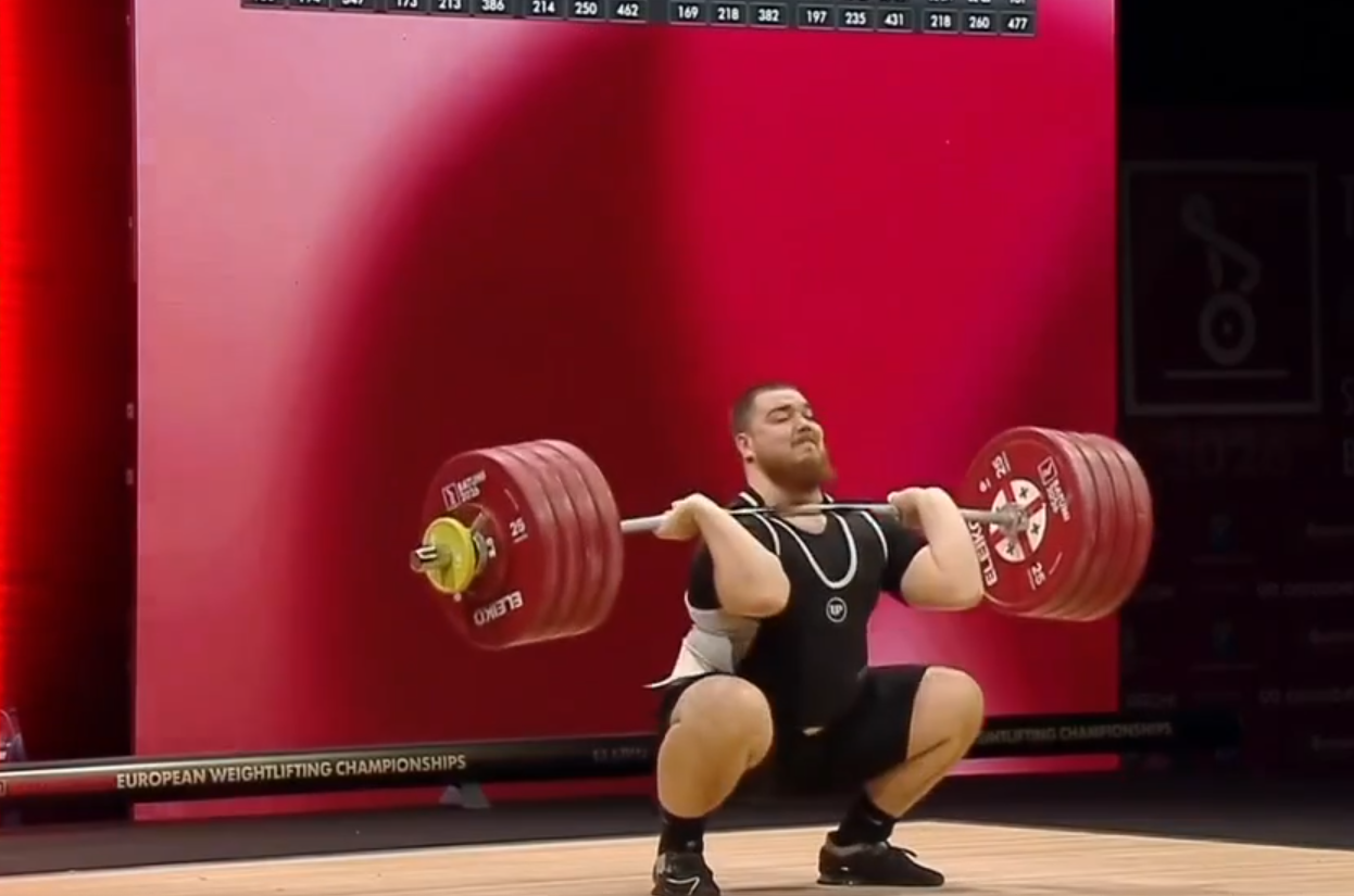 Штангист из Кузбасса взял серебро на  чемпионате Европы по тяжелой атлетике