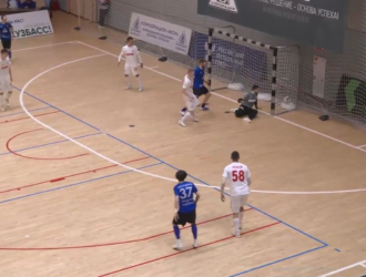 Футзальный «Кузбасс» проиграл «коммунистам» в первом матче 1/4 финала Высшей лиги