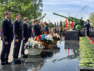 Горняки СУЭК-Кузбасс приняли участие в праздничных мероприятиях Дня Победы